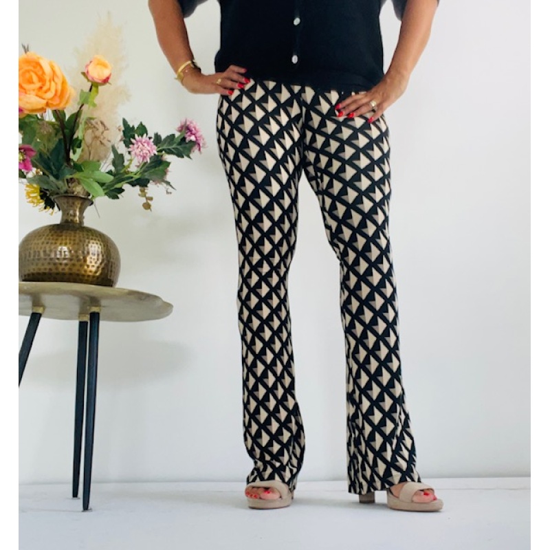 broek soft flare retro