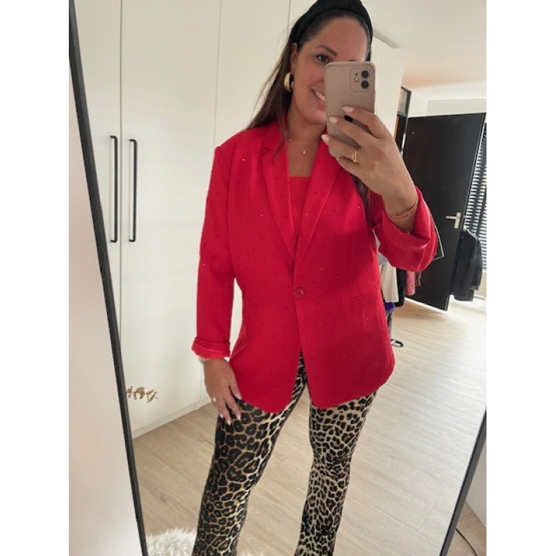 broek soft flare panterprint Elin - Afbeelding 7