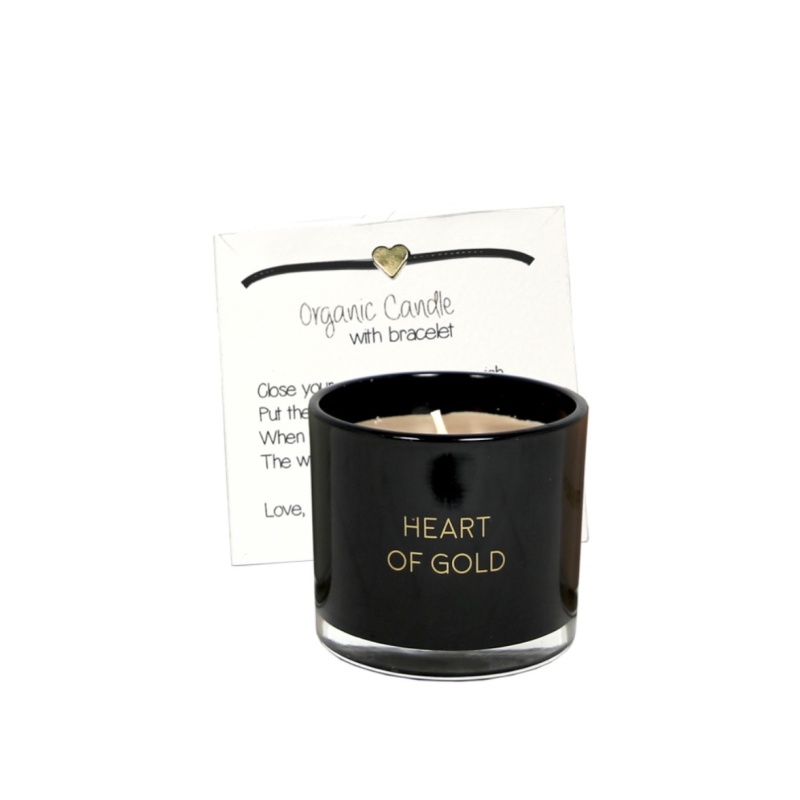 Sojakaars met wensarmband -heart of gold