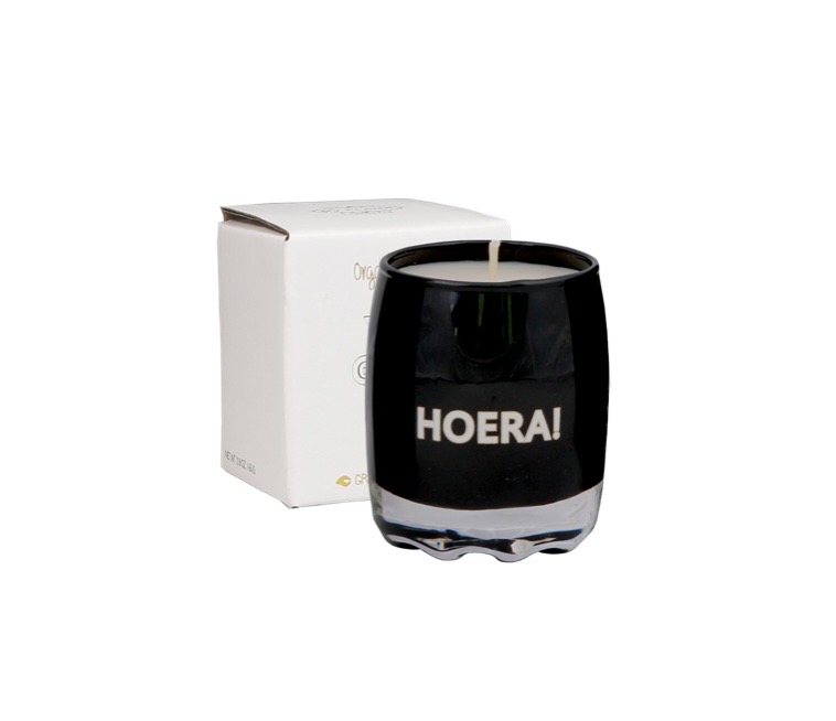 Soja geurkaars 'Hoera'