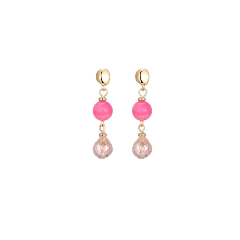Oorbellen Lena fuchsia