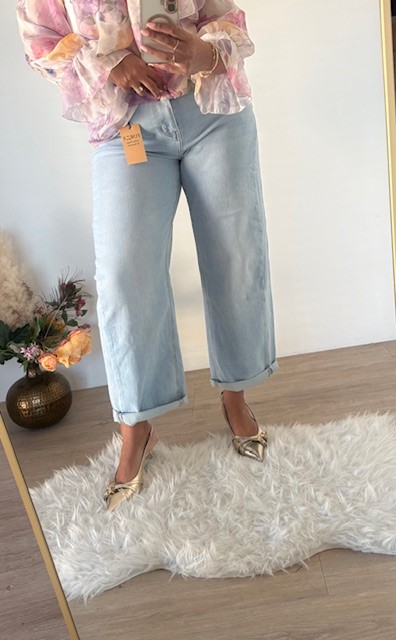 Barrel jeans licht blauw
