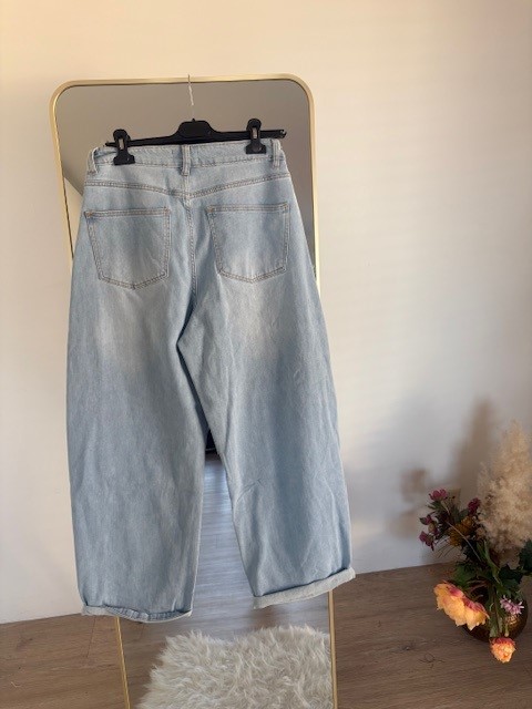 Barrel jeans licht blauw - Afbeelding 4