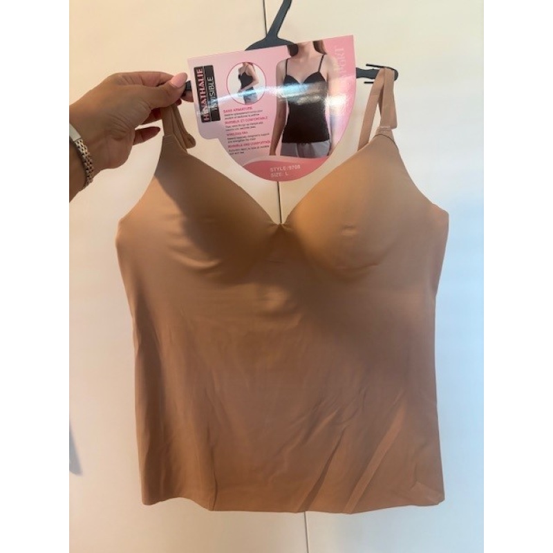 Top bustier camel