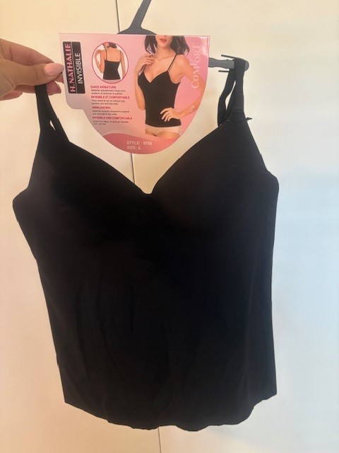 Top bustier zwart