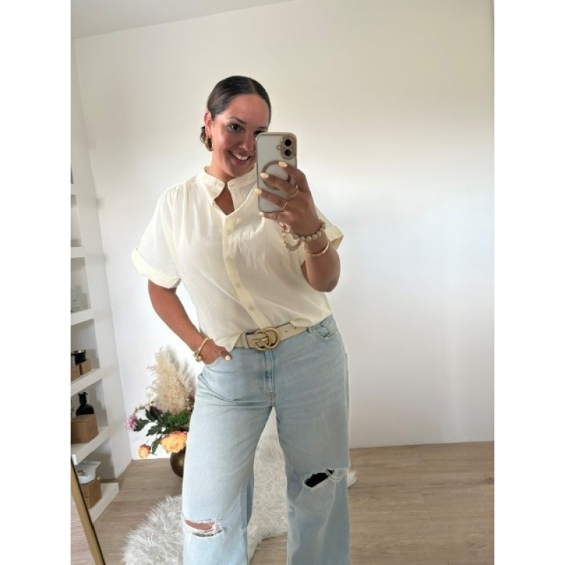 Blouse ecru
