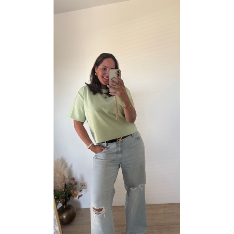 T-Shirt mint groen