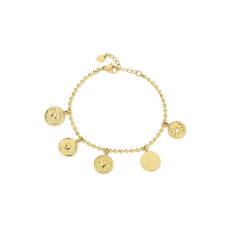 armband muntjes hart