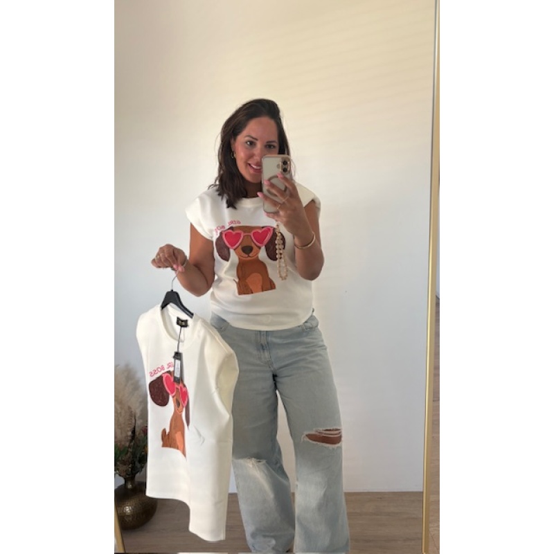 Shirt met hond