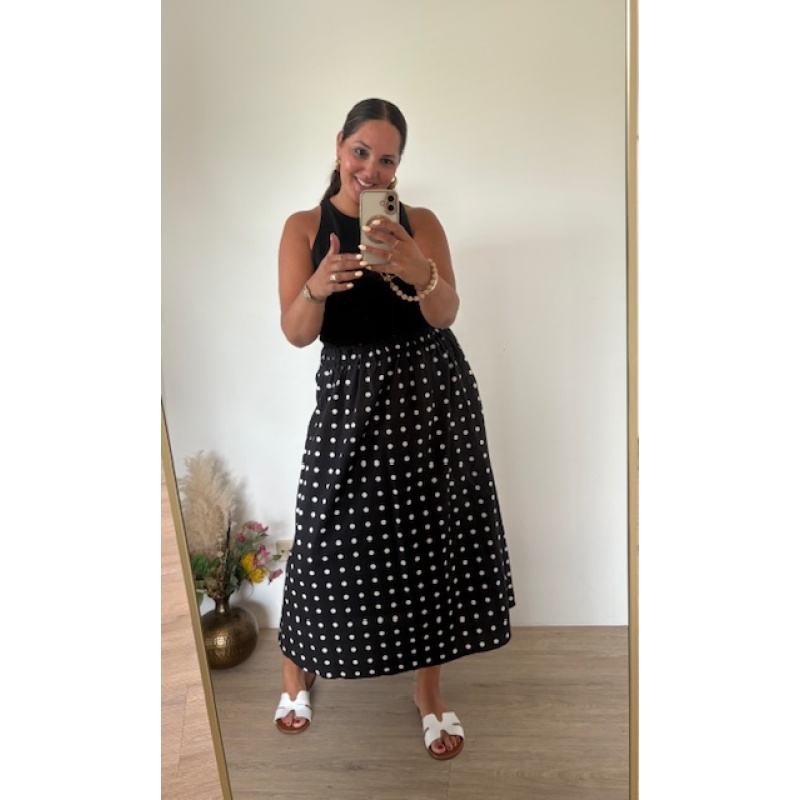 Rok polkadot stippen